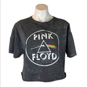 NWOT Pink Floyd Cropped Dark Side of the Moon